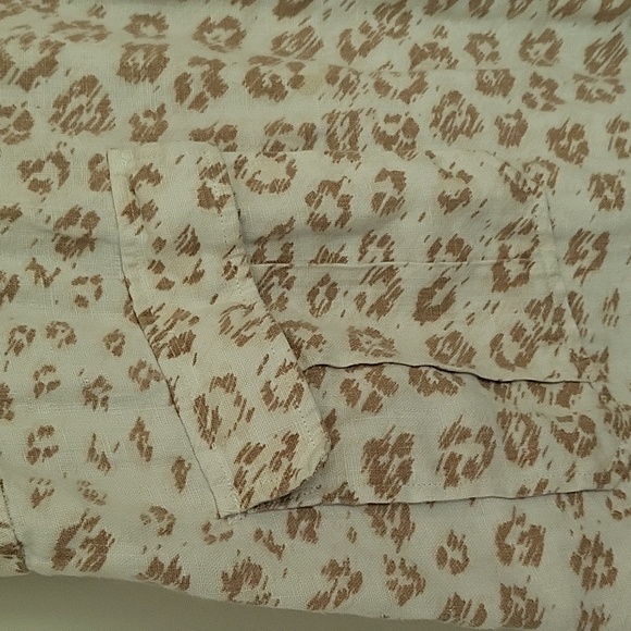 *Final Sale* Joie COADY LEOPARD-PRINTED SHIRT DRESS IN PORCELAIN - Picture 10 of 16